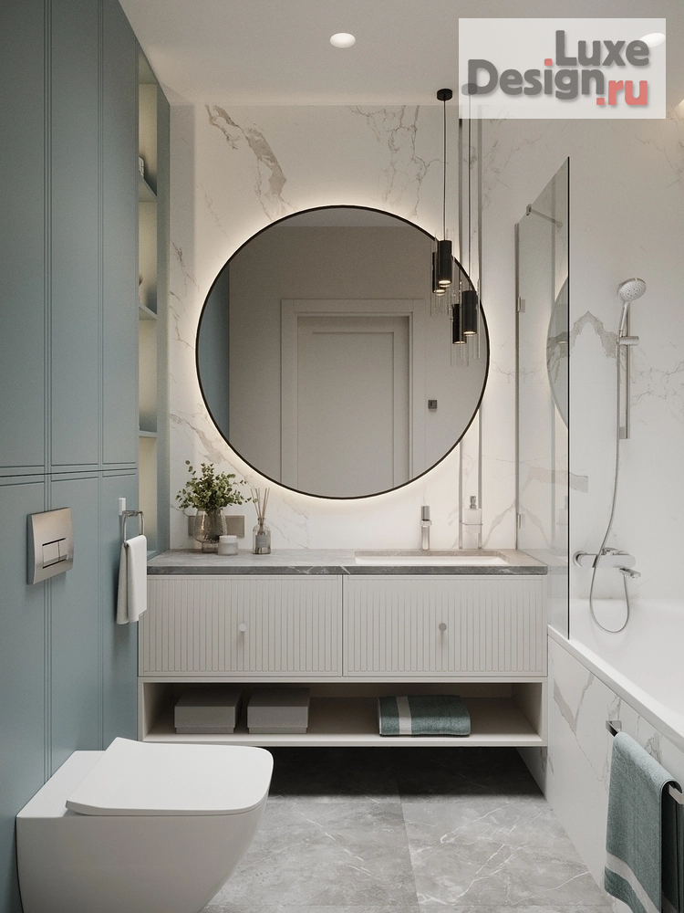 Дизайн интерьера двухкомнатной квартиры "ЖК "Фридом". Москва" (фото 5)