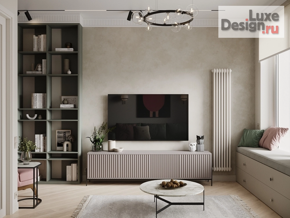 Дизайн интерьера двухкомнатной квартиры "ЖК "Фридом". Москва" (фото 9)