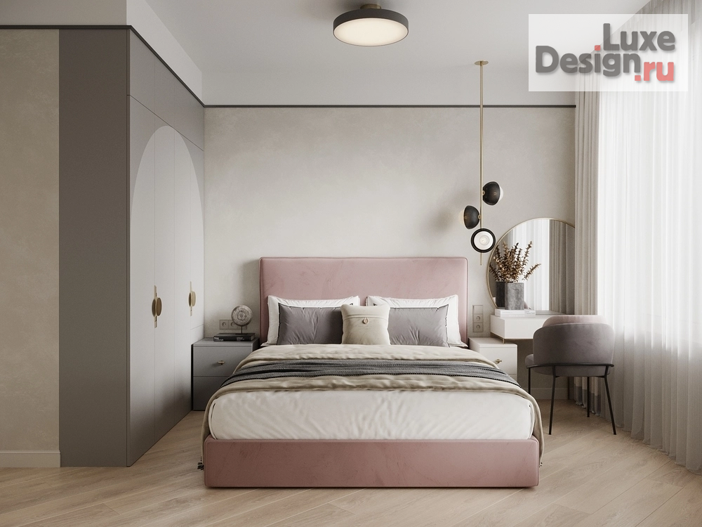 Дизайн интерьера двухкомнатной квартиры "ЖК "Фридом". Москва" (фото 1)