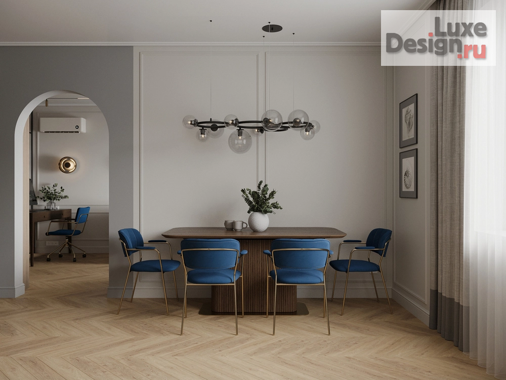 Дизайн интерьера трехкомнатной квартиры "Квартира в Санкт-Петербурге " (фото 5)