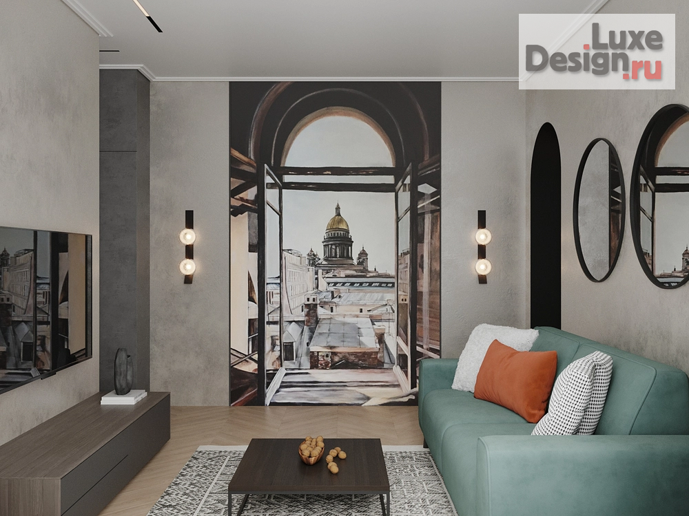 Дизайн интерьера двухкомнатной квартиры "Квартира 54 м2 " (фото 2)