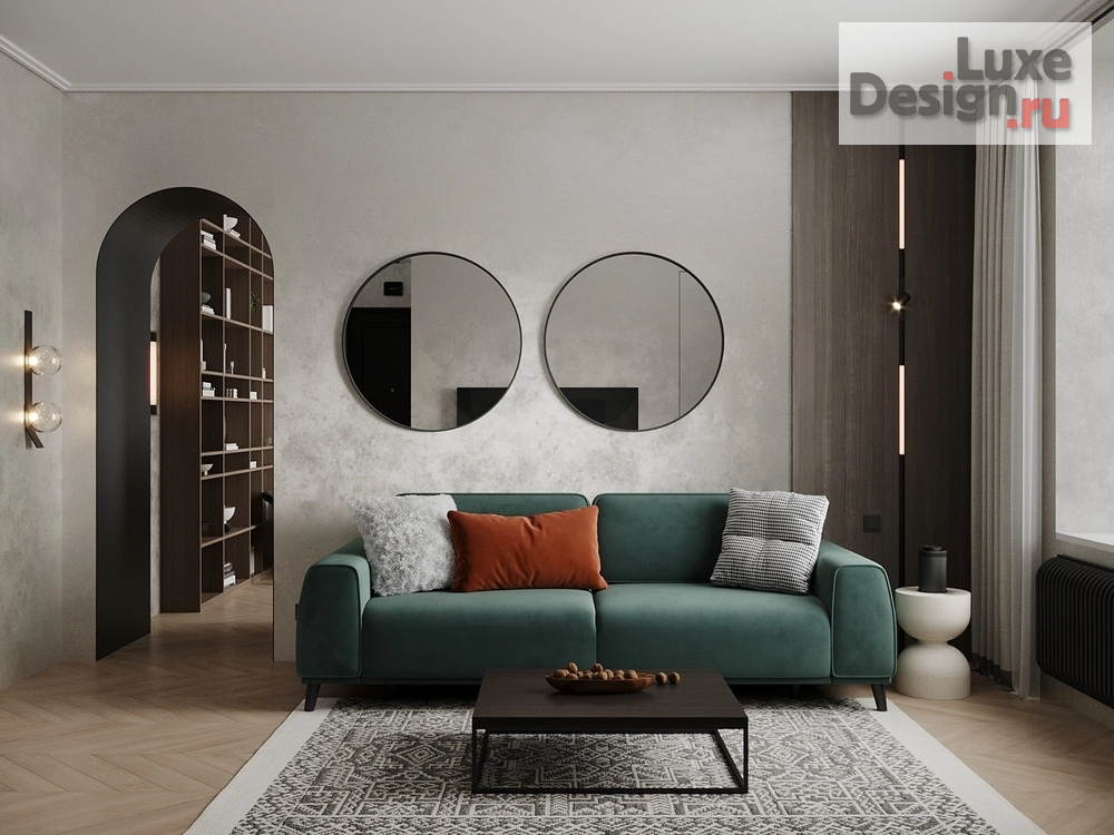 Дизайн интерьера двухкомнатной квартиры "Квартира 54 м2 " (фото 3)