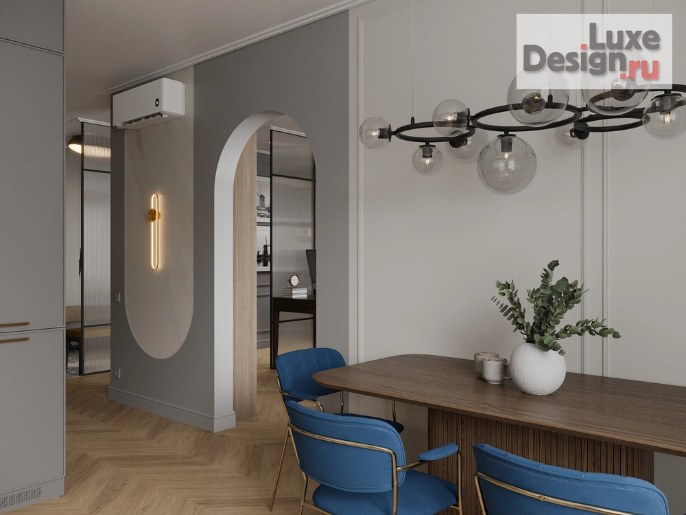 Дизайн интерьера трехкомнатной квартиры "Квартира в Санкт-Петербурге " (фото 12)