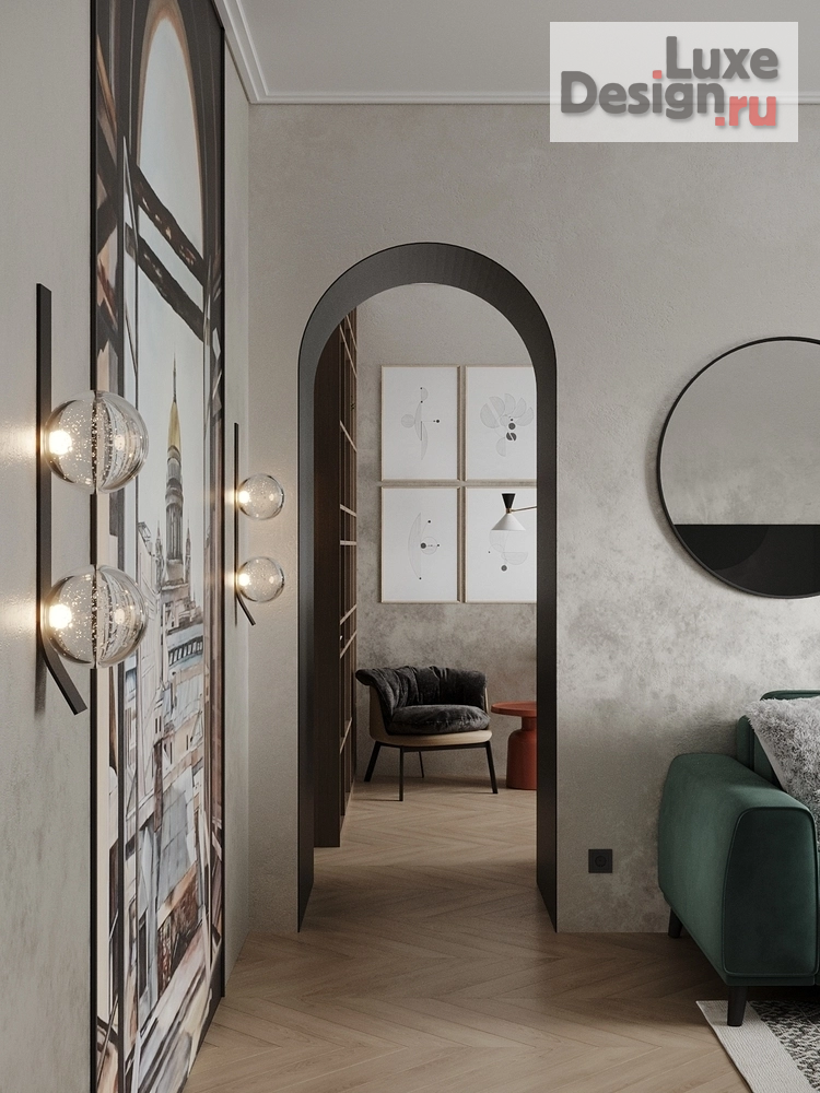 Дизайн интерьера двухкомнатной квартиры "Квартира 54 м2 " (фото 6)