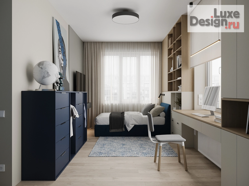 Дизайн интерьера трехкомнатной квартиры "ЖК "Инкери" " (фото 11)