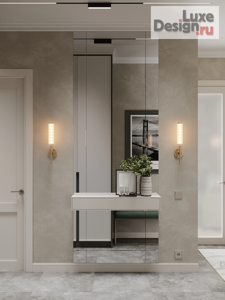 Дизайн интерьера двухкомнатной квартиры "ЖК "Фридом". Москва" (фото 4)