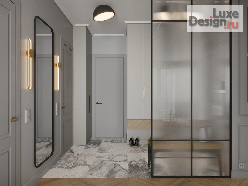 Дизайн интерьера трехкомнатной квартиры "Квартира в Санкт-Петербурге " (фото 3)