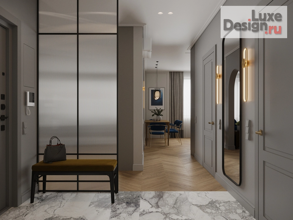 Дизайн интерьера трехкомнатной квартиры "Квартира в Санкт-Петербурге " (фото 7)