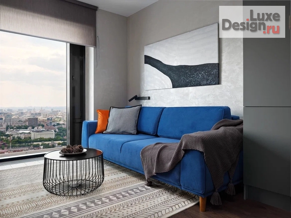 Дизайн интерьера однокомнатной квартиры "Квартира  ЖК "Д1"" (фото 1)