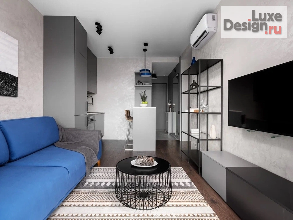 Дизайн интерьера однокомнатной квартиры "Квартира  ЖК "Д1"" (фото 13)