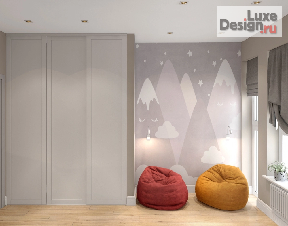 Дизайн интерьера квартиры "3D квартиры 61 кв.м. жк Грин Парк" (фото 10)