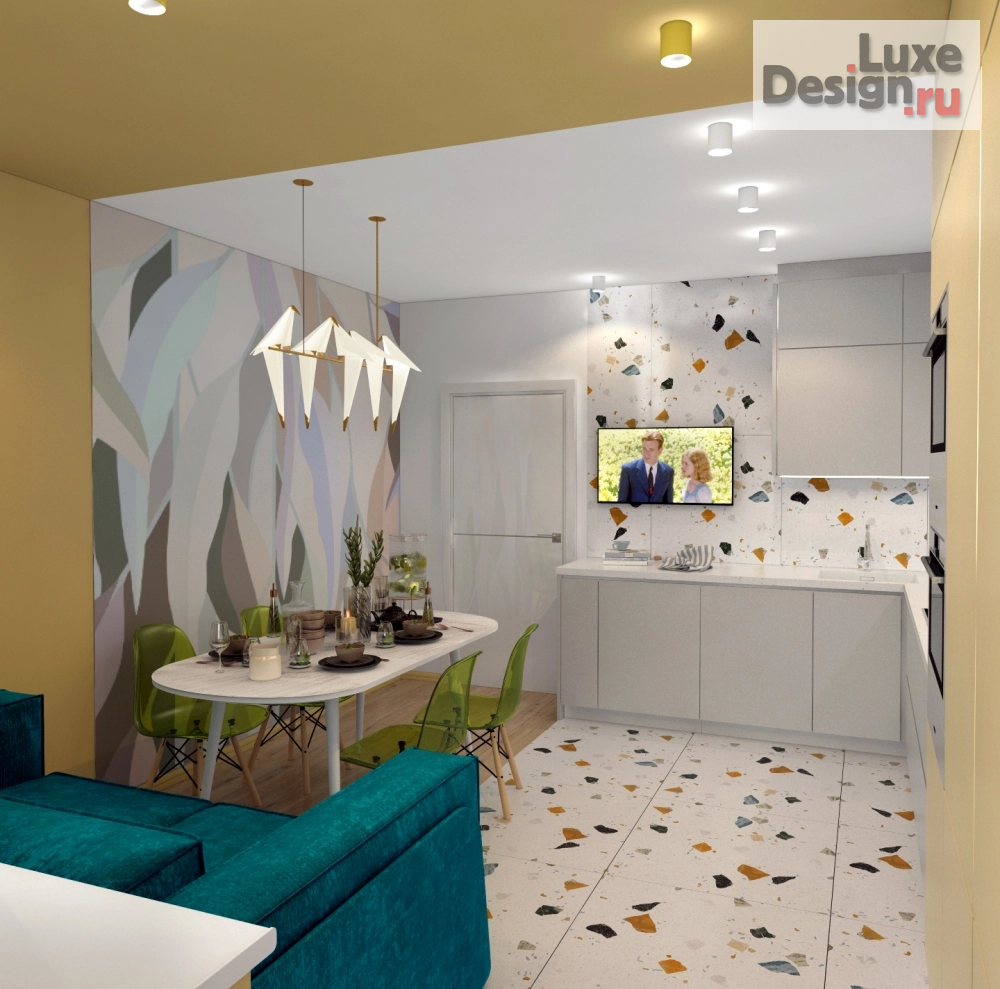 Дизайн интерьера квартиры "3D квартиры в Москве ул Островитянова" (фото 26)