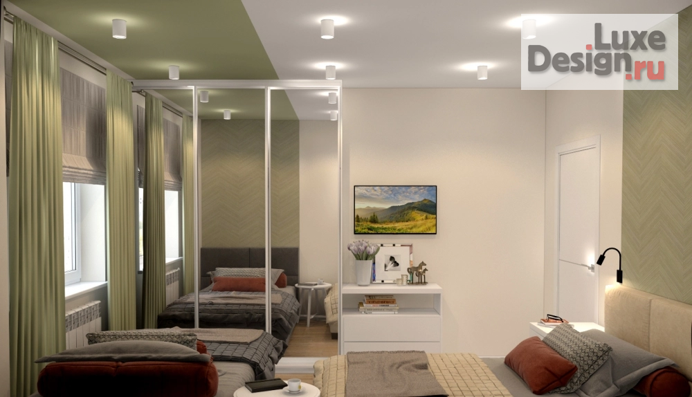 Дизайн интерьера квартиры "3D квартиры в Москве ул Островитянова" (фото 36)