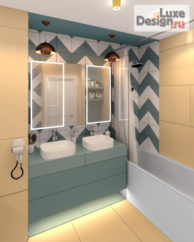 Дизайн интерьера квартиры "3D квартиры в Москве ул Островитянова" (фото 40)