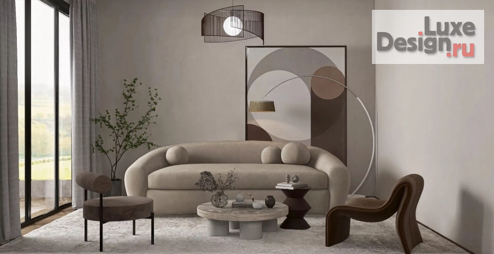 Дизайн интерьера загородного дома "Дом в Краснодаре в стиле Джапанди" (фото 11)