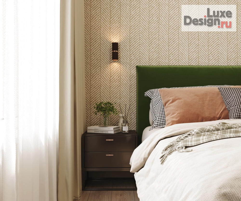 Дизайн интерьера трехкомнатной квартиры "Интерьер квартиры в ЖК "Alia"" (фото 16)