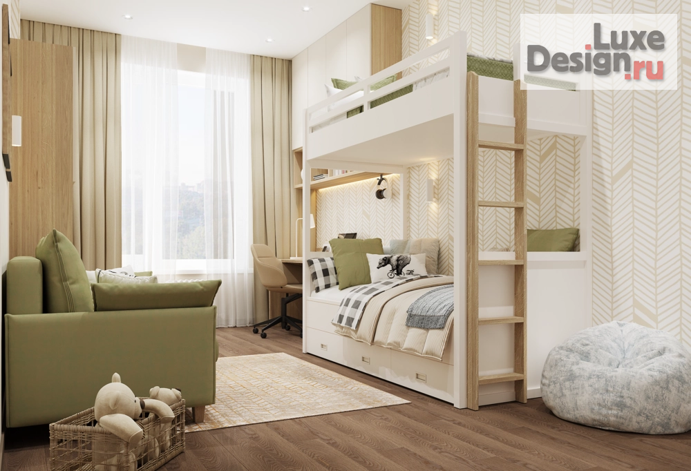 Дизайн интерьера трехкомнатной квартиры "Квартира в ЖК "Настоящее"" (фото 13)