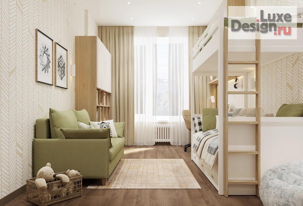 Дизайн интерьера трехкомнатной квартиры "Квартира в ЖК "Настоящее"" (фото 14)