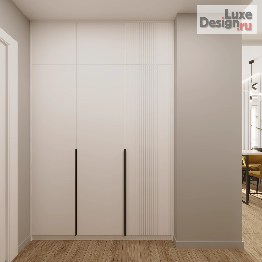 Дизайн интерьера двухкомнатной квартиры "Квартира в ЖК "Now" на набережной" (фото 7)