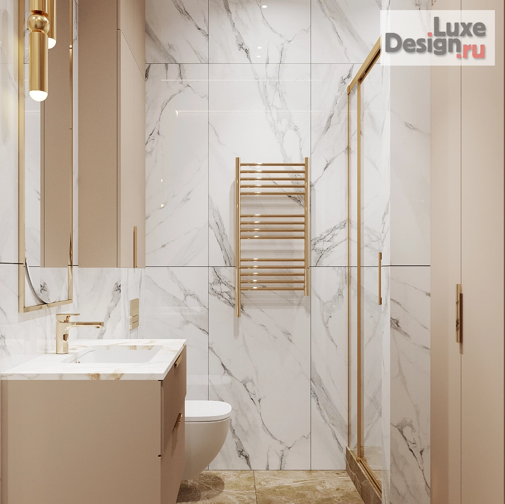 Дизайн интерьера трехкомнатной квартиры "Квартира в ЖК "Настоящее"" (фото 21)