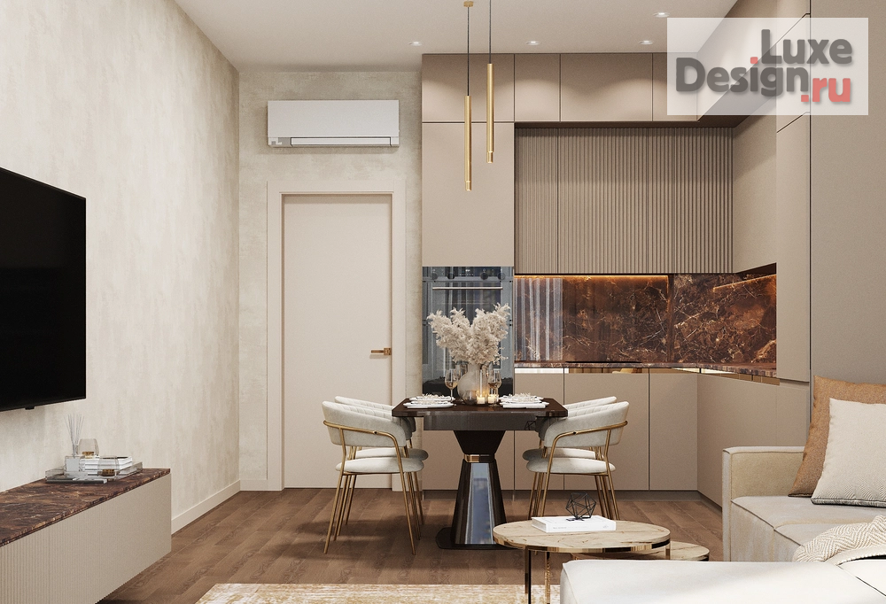 Дизайн интерьера трехкомнатной квартиры "Квартира в ЖК "Настоящее"" (фото 26)