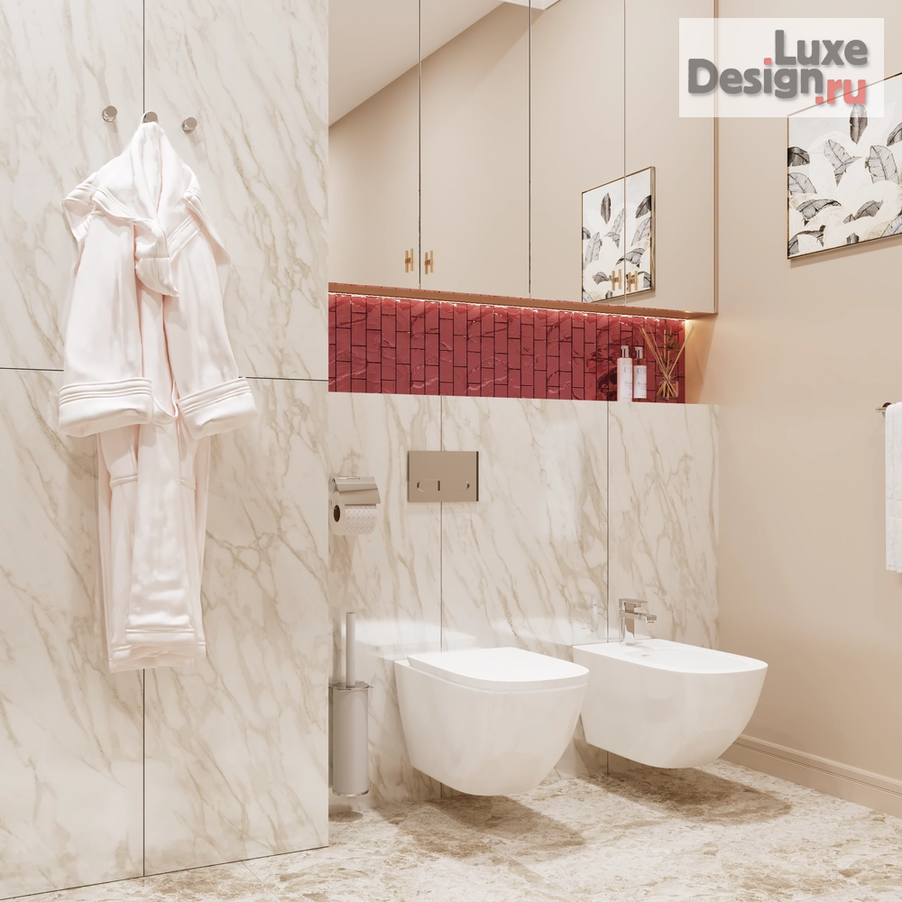 Дизайн интерьера трехкомнатной квартиры "Интерьер квартиры в ЖК "Alia"" (фото 31)