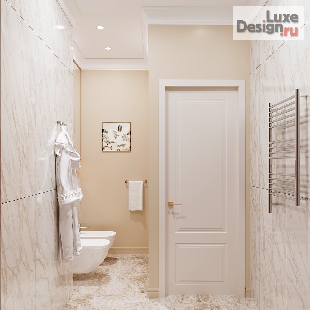 Дизайн интерьера трехкомнатной квартиры "Интерьер квартиры в ЖК "Alia"" (фото 32)