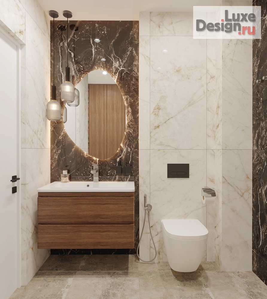 Дизайн интерьера двухкомнатной квартиры "Квартира в ЖК "Now" на набережной" (фото 12)