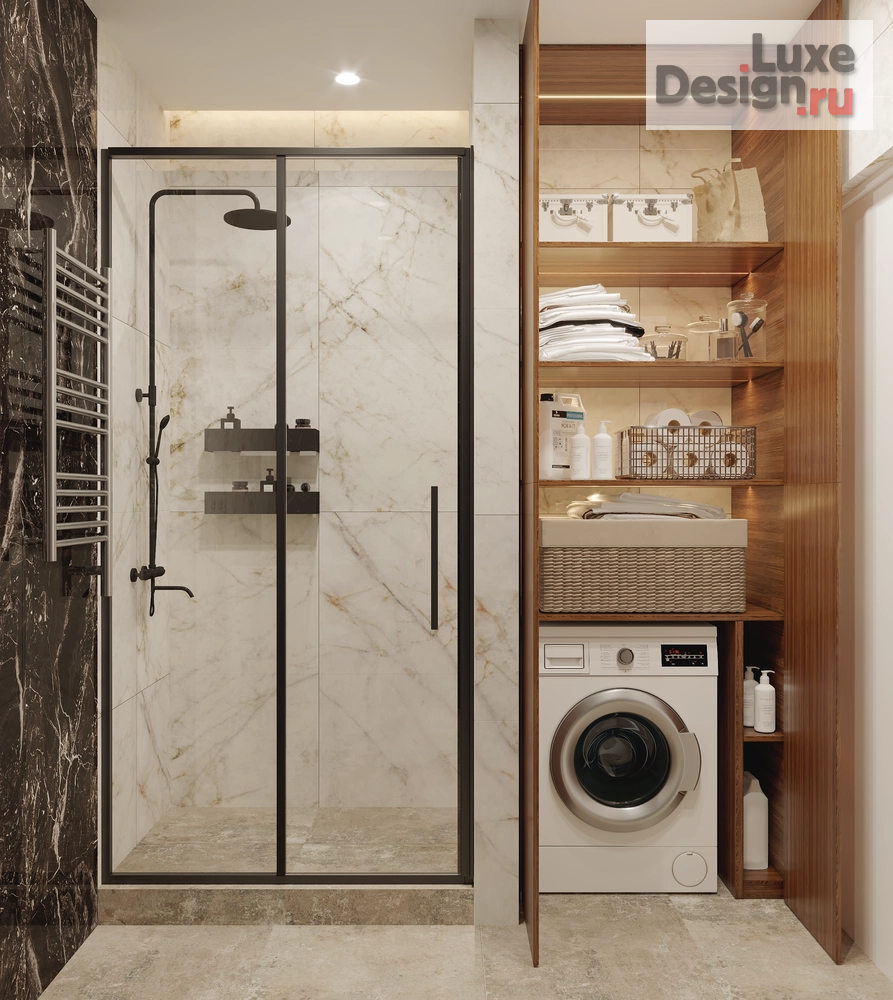 Дизайн интерьера двухкомнатной квартиры "Квартира в ЖК "Now" на набережной" (фото 15)