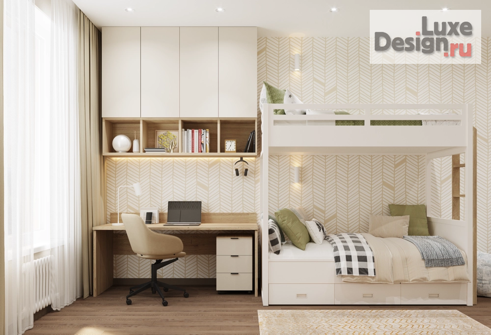 Дизайн интерьера трехкомнатной квартиры "Квартира в ЖК "Настоящее"" (фото 16)