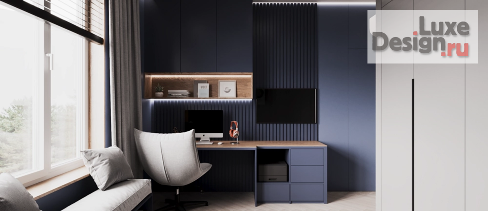 Дизайн интерьера трехкомнатной квартиры "Tougher " (фото 8) от дизайнера Иванова Анна Александровна Дизайн интерьера трехкомнатной квартиры "Tougher " (фото 8)