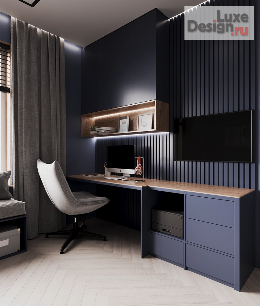 Дизайн интерьера трехкомнатной квартиры "Tougher " (фото 9) от дизайнера Иванова Анна Александровна Дизайн интерьера трехкомнатной квартиры "Tougher " (фото 9)