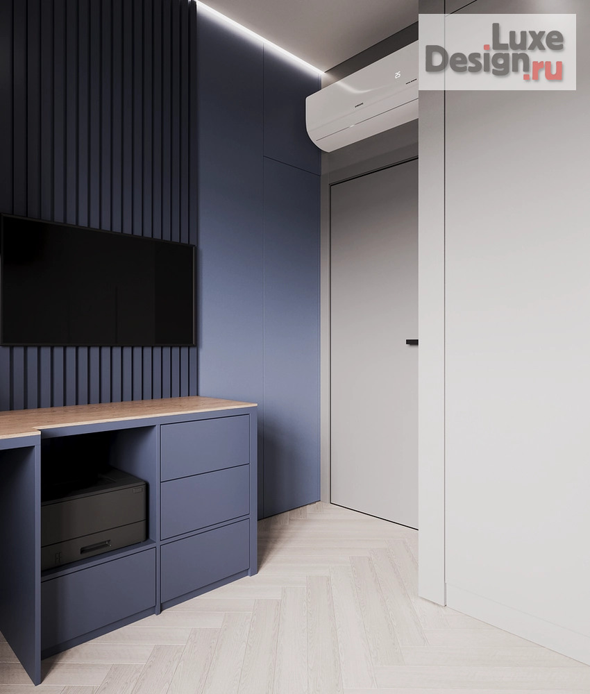 Дизайн интерьера трехкомнатной квартиры "Tougher " (фото 14) от дизайнера Иванова Анна Александровна Дизайн интерьера трехкомнатной квартиры "Tougher " (фото 14)