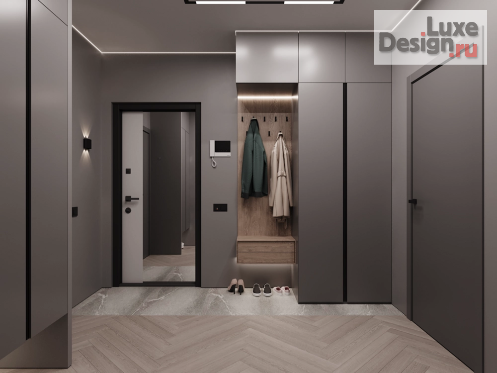 Дизайн интерьера трехкомнатной квартиры "Tougher " (фото 28) от дизайнера Иванова Анна Александровна Дизайн интерьера трехкомнатной квартиры "Tougher " (фото 28)