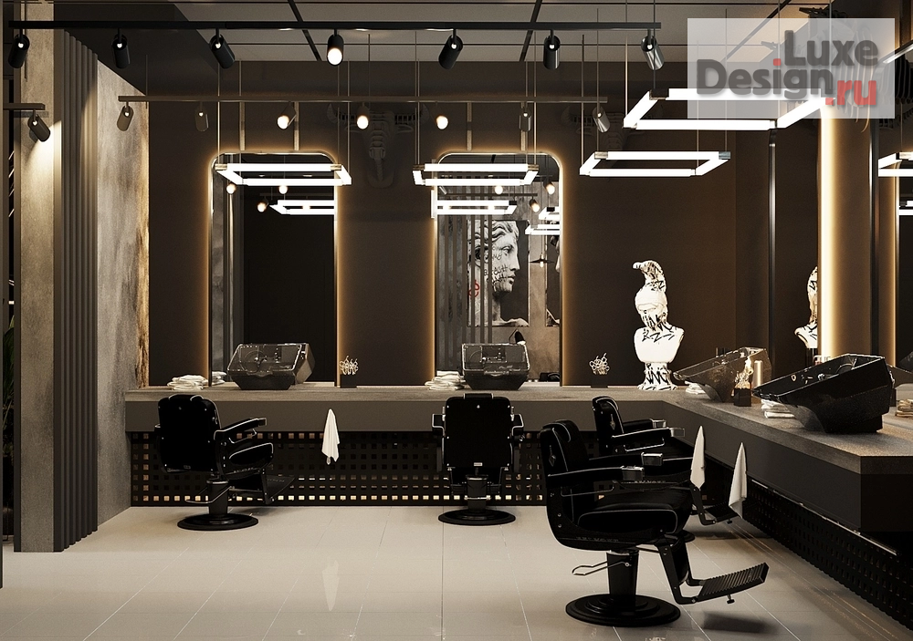 Дизайн интерьера салона красоты "Барбершоп "Мaniga"" (фото 1)
