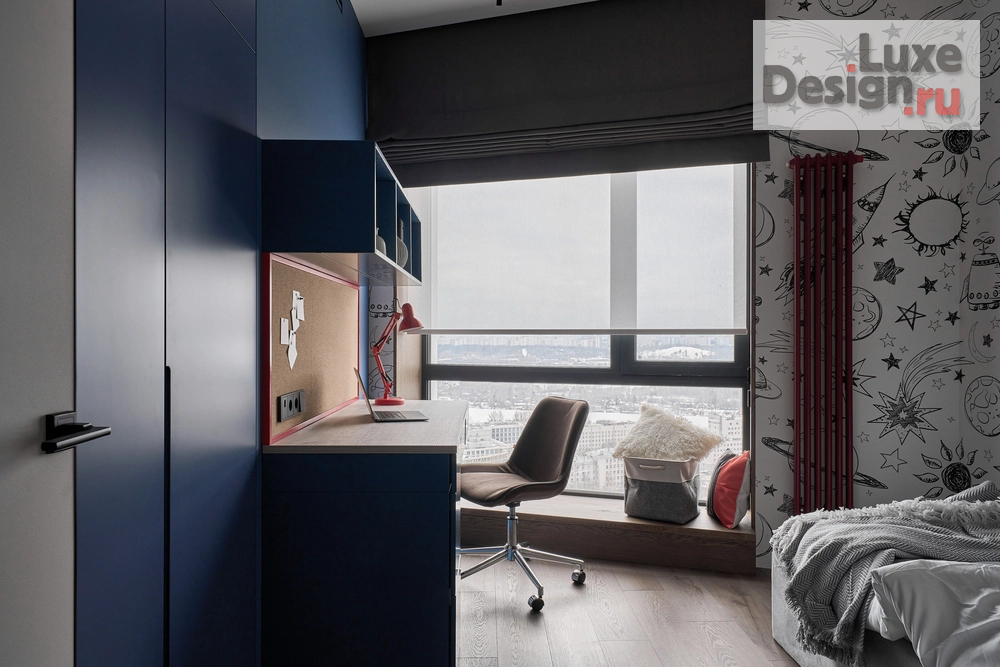 Дизайн интерьера трехкомнатной квартиры "ЖК Wellton Towers (фотографии)" (фото 8)