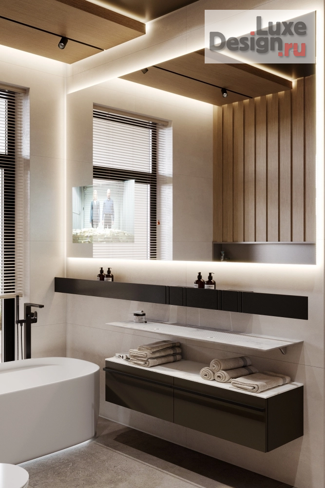 Дизайн интерьера четырехкомнатной квартиры "ЖК Ривер Скай" (фото 14)