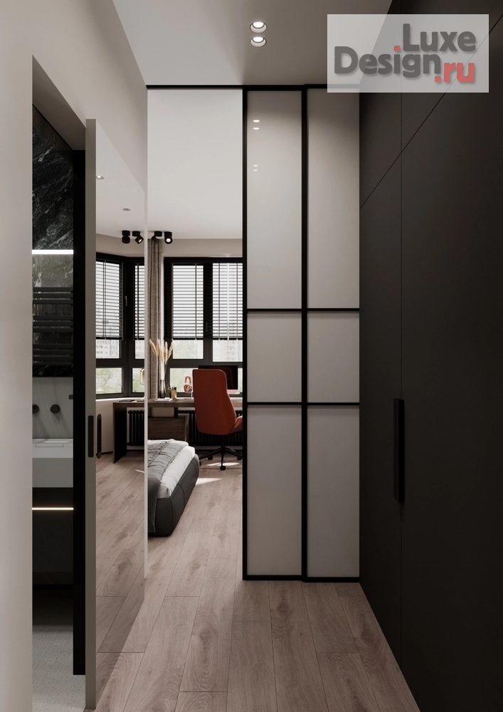 Дизайн интерьера двухкомнатной квартиры "Шикарная квартира в ЖК Атмосфера в парке" (фото 24)