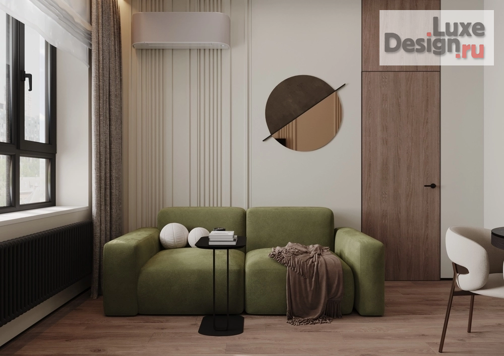 Дизайн интерьера двухкомнатной квартиры "Шикарная квартира в ЖК Атмосфера в парке" (фото 4)