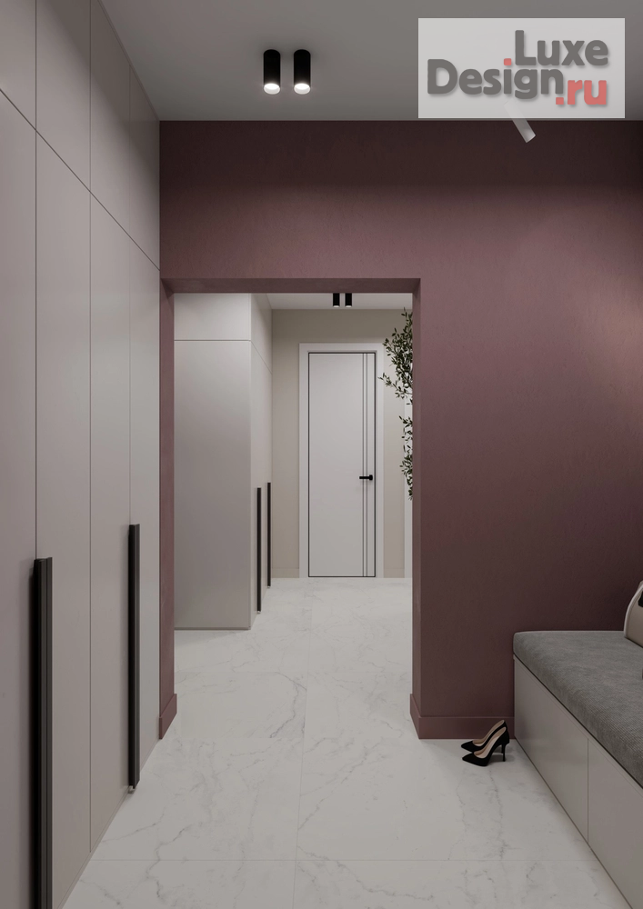 Дизайн интерьера двухкомнатной квартиры "Квартира для молодой пары ЖК Гринвуд" (фото 5)