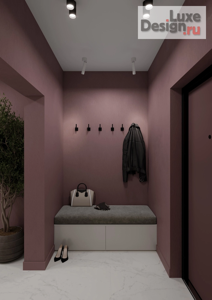 Дизайн интерьера двухкомнатной квартиры "Квартира для молодой пары ЖК Гринвуд" (фото 6)