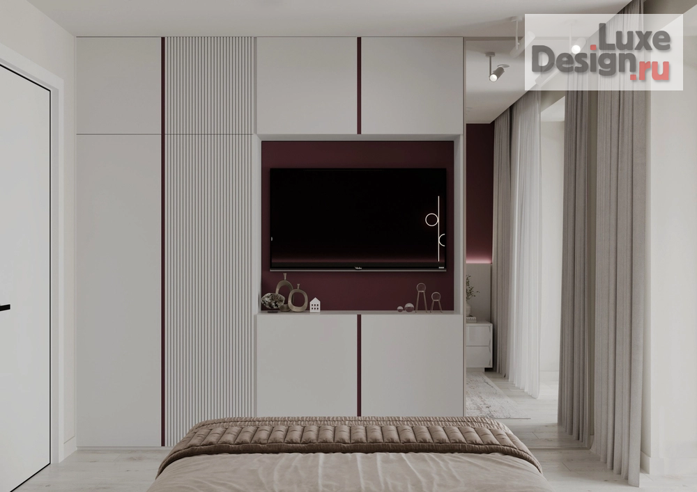 Дизайн интерьера двухкомнатной квартиры "Квартира для молодой пары ЖК Гринвуд" (фото 4)
