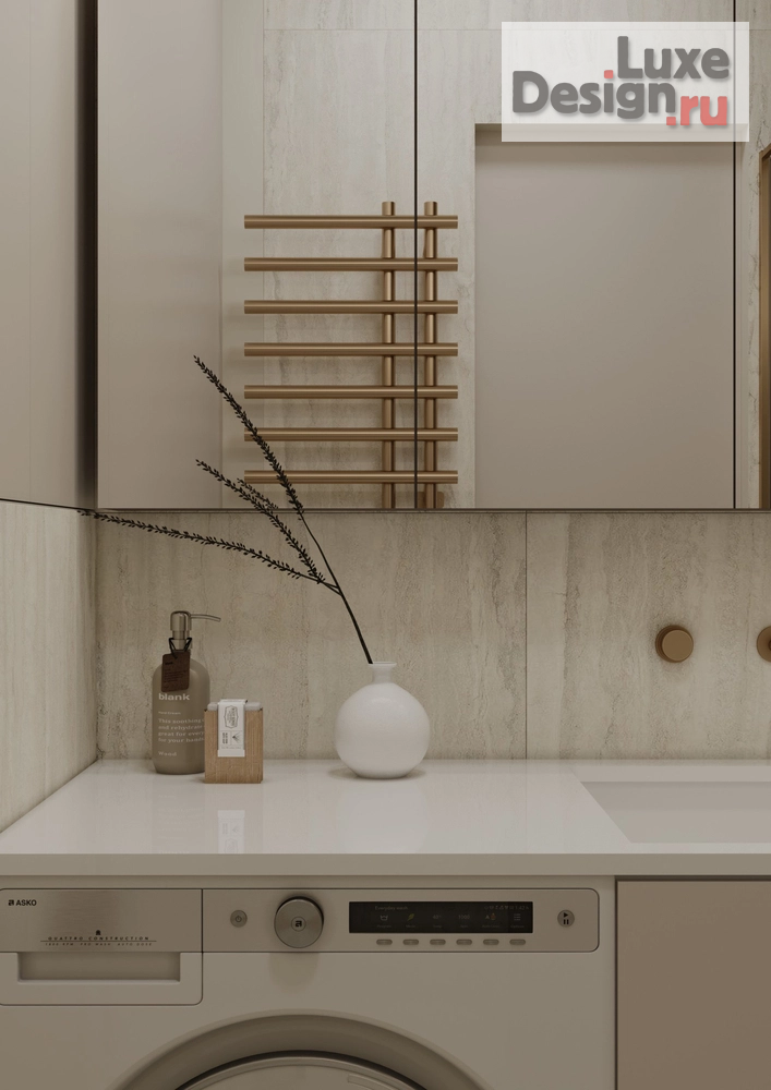 Дизайн интерьера двухкомнатной квартиры "Шикарная квартира в ЖК Атмосфера в парке" (фото 21)