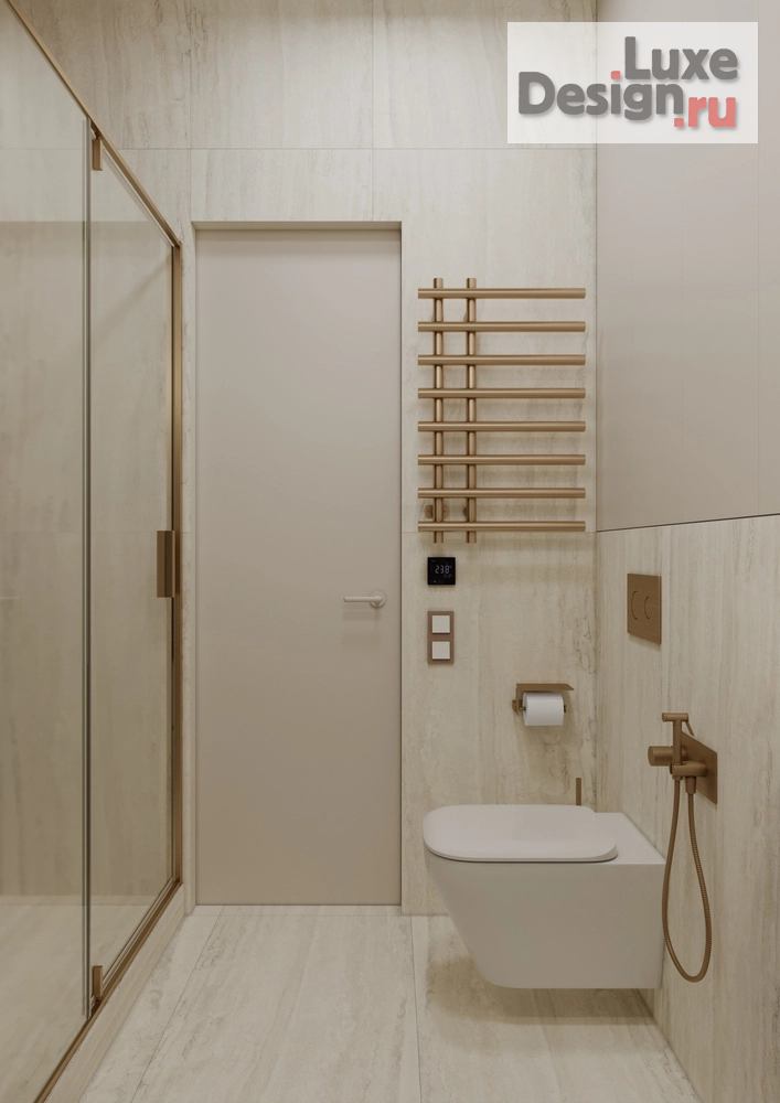 Дизайн интерьера двухкомнатной квартиры "Шикарная квартира в ЖК Атмосфера в парке" (фото 17)