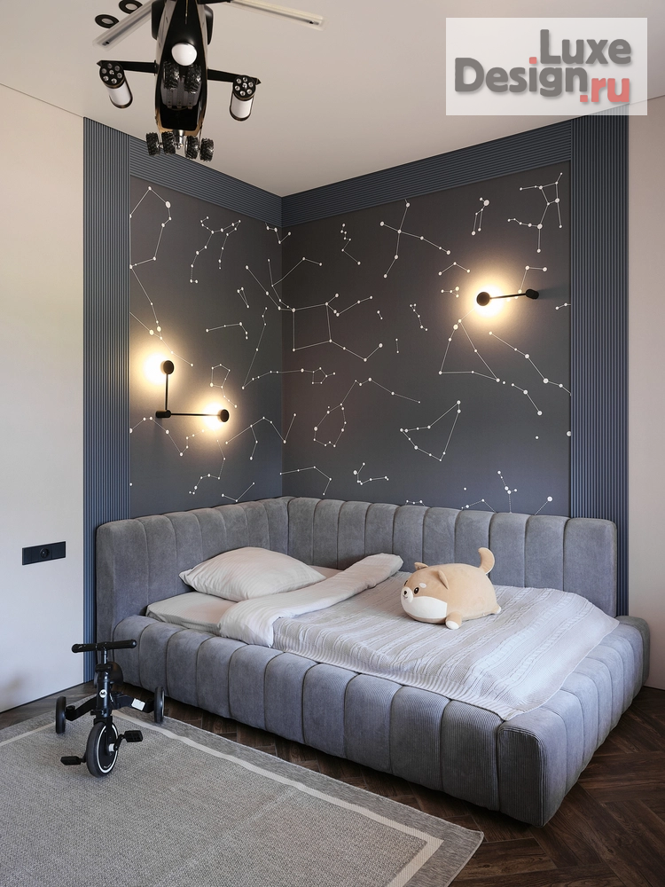 Дизайн интерьера загородного дома "Дом 140 м2 в п.Молодежный" (фото 8) от дизайнера Юлия Федосеева LU DESIGN Дизайн интерьера загородного дома "Дом 140 м2 в п.Молодежный" (фото 8)