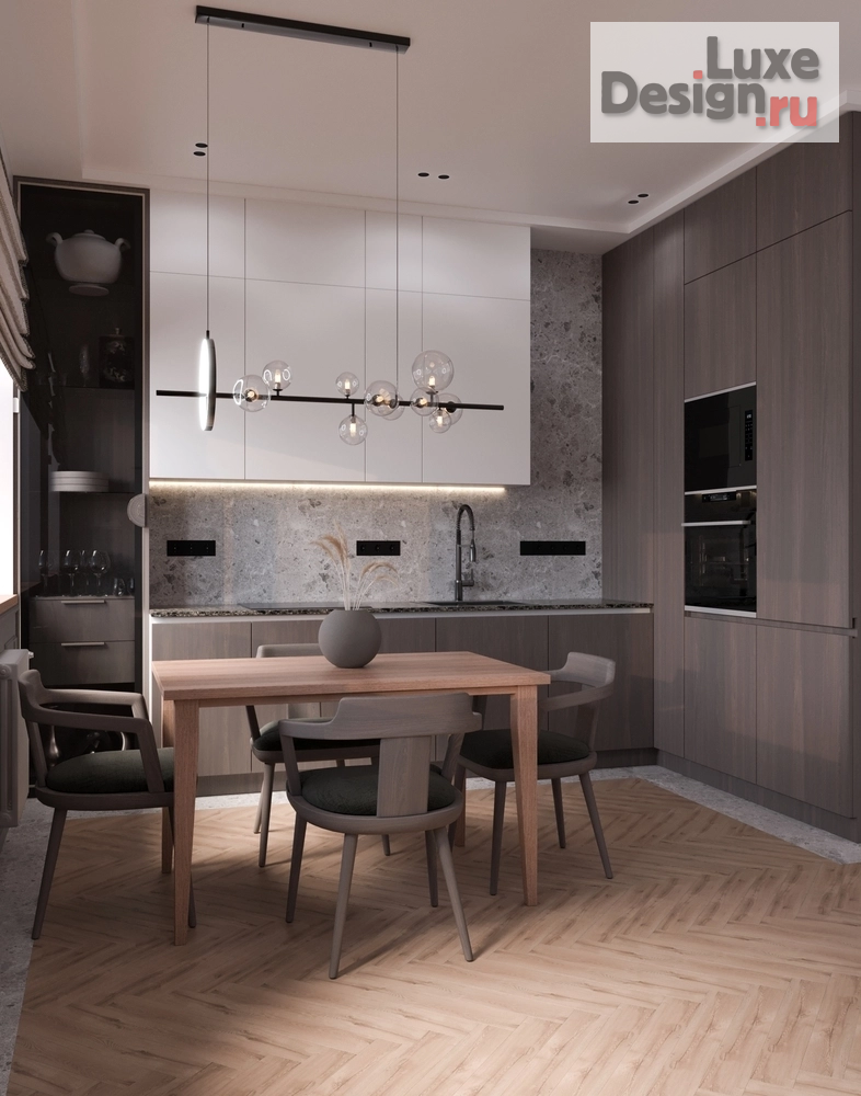 Дизайн интерьера двухкомнатной квартиры "ул. Азовская" (фото 1)