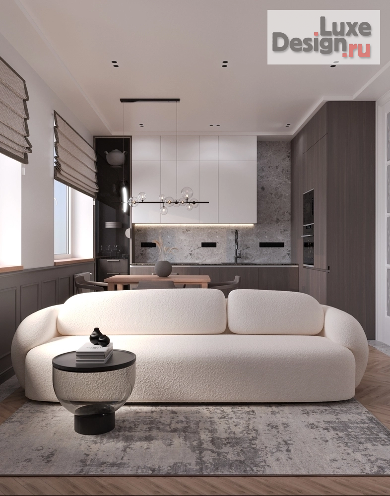 Дизайн интерьера двухкомнатной квартиры "ул. Азовская" (фото 3)