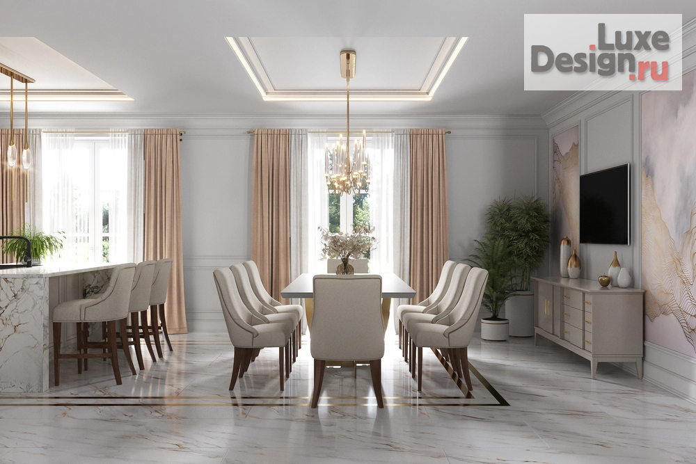 Дизайн интерьера загородного дома "Загородный дом 215 кв.м" (фото 6)