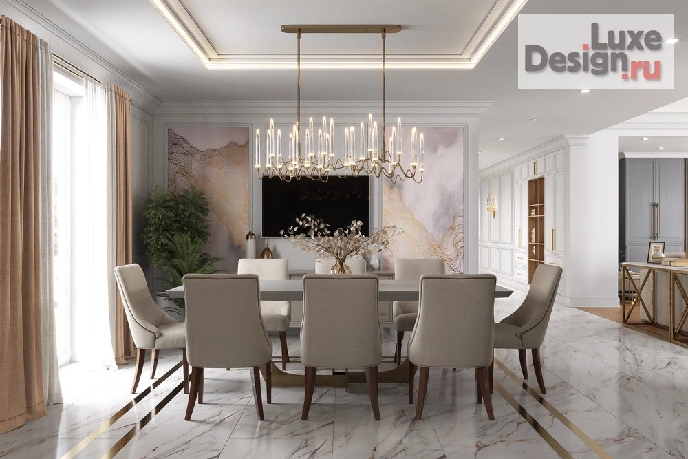 Дизайн интерьера загородного дома "Загородный дом 215 кв.м" (фото 7)