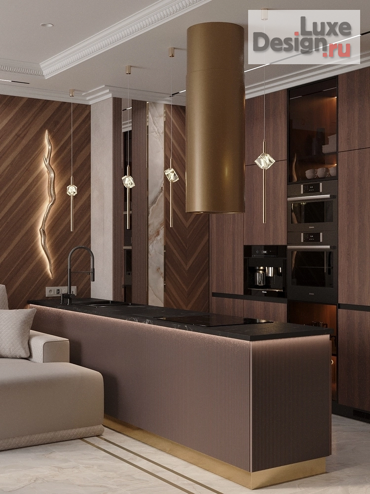 Дизайн интерьера трехкомнатной квартиры "ЖК РИВЕР ПАРК" (фото 10)